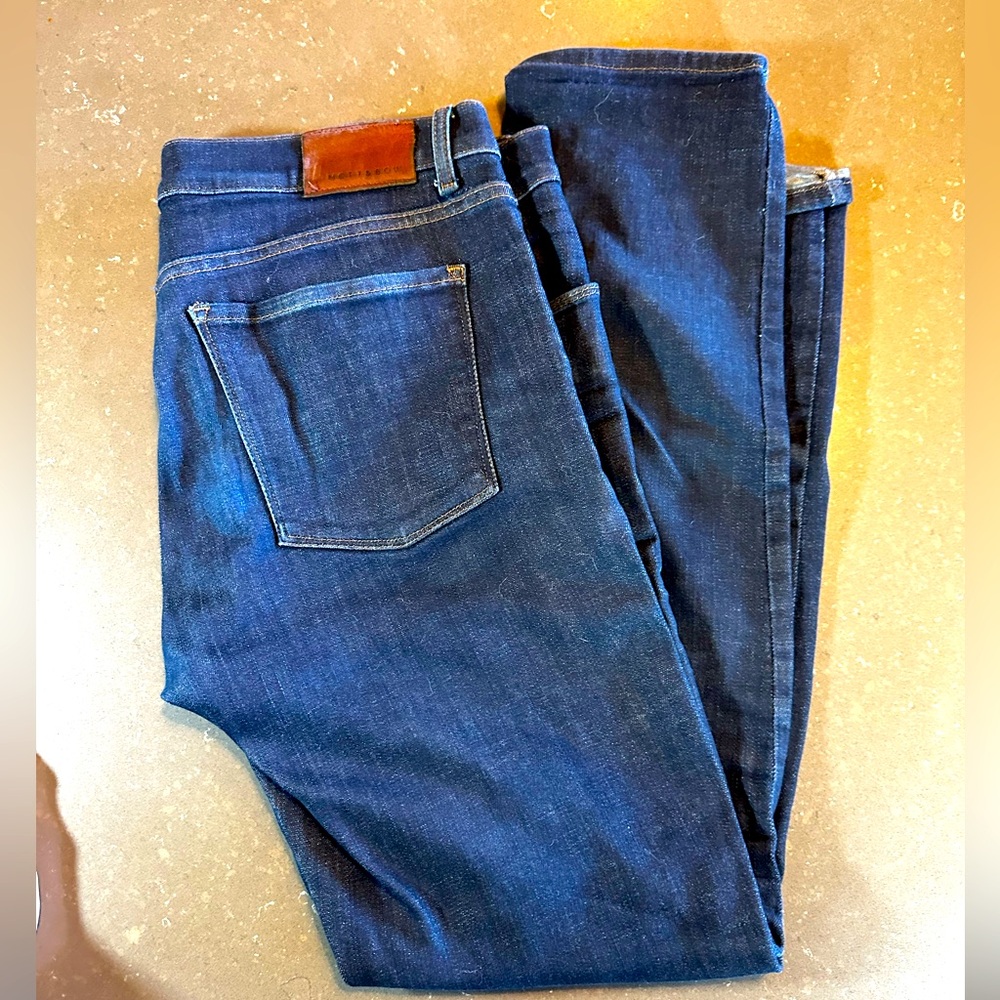 Mott & Bow Wooster skinny jean 34x32 gently worn, soft stretched denim